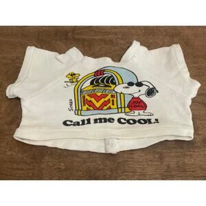 Peanuts Doll Shirt Vintage 1970's "Call Me Cool" Snoopy Cotton Clothes Rare